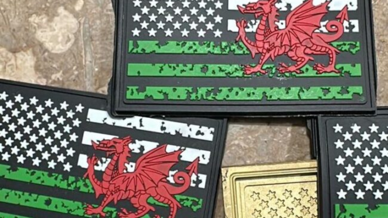 Different types of custom patches including embroidered, woven, PVC, and iron-on